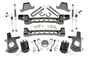 GMC Sierra 1500 Suspension Lift Kit - Rough Country - 6 Inch Lift Kit | M1 Shocks - '99-'06